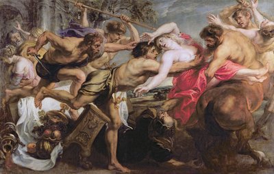 Lapiti e Centauri da Peter Paul Rubens